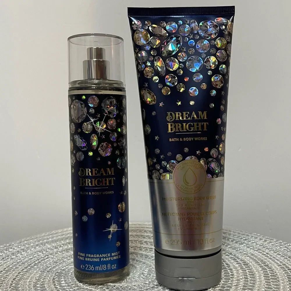 BBW Dream Bright Fine Fragrance and Body Wash Set of 2 NWT